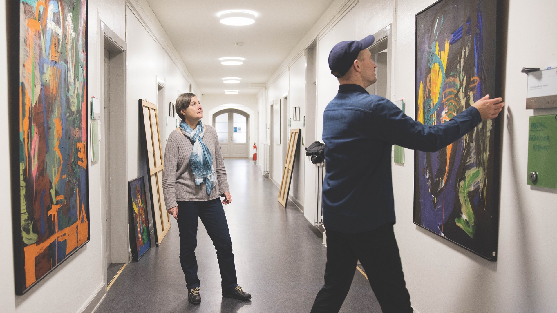 KPA på Institut for Antropologi, Københavns Universitet_værker af Jens Birkemose_Foto Jakob Nielsen kunstens-rolle-arbejdsplads