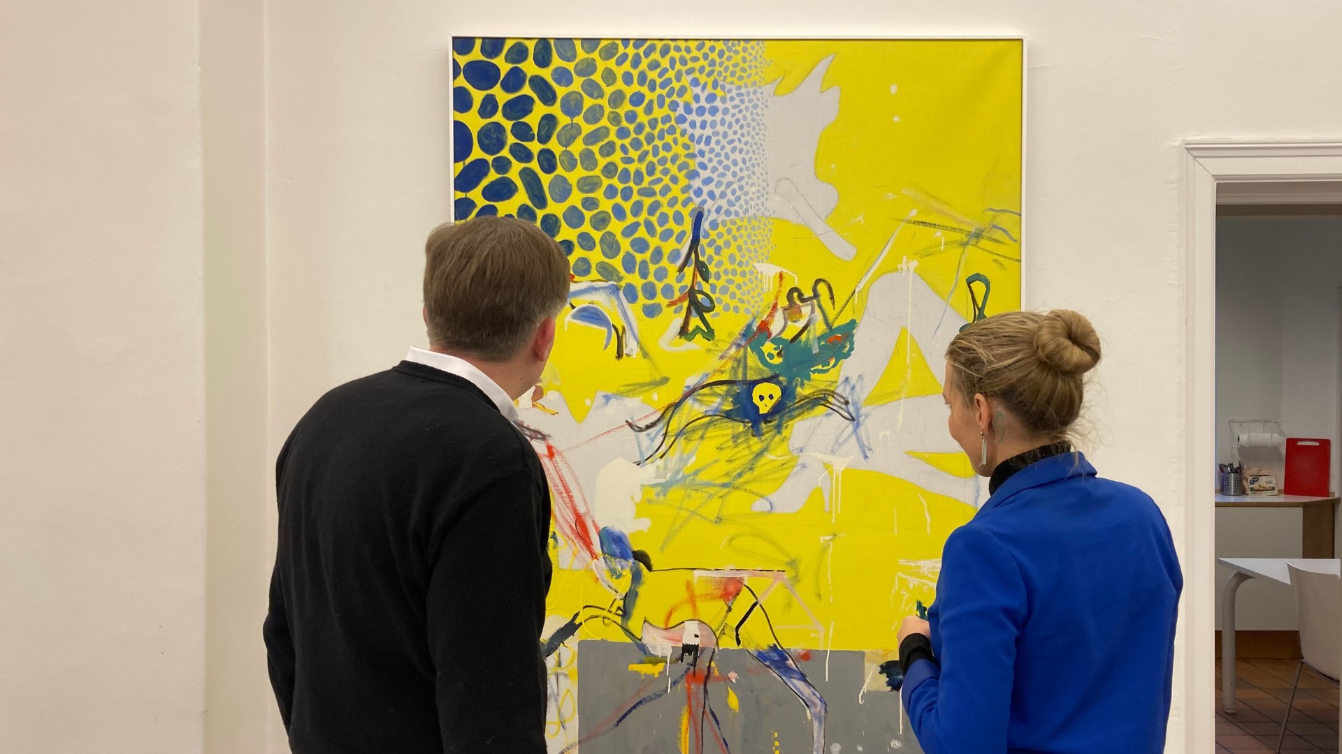 Kunst på KPA's eget kontor - værk af Søren Ankarfelt kunstens-rolle-arbejdsplads