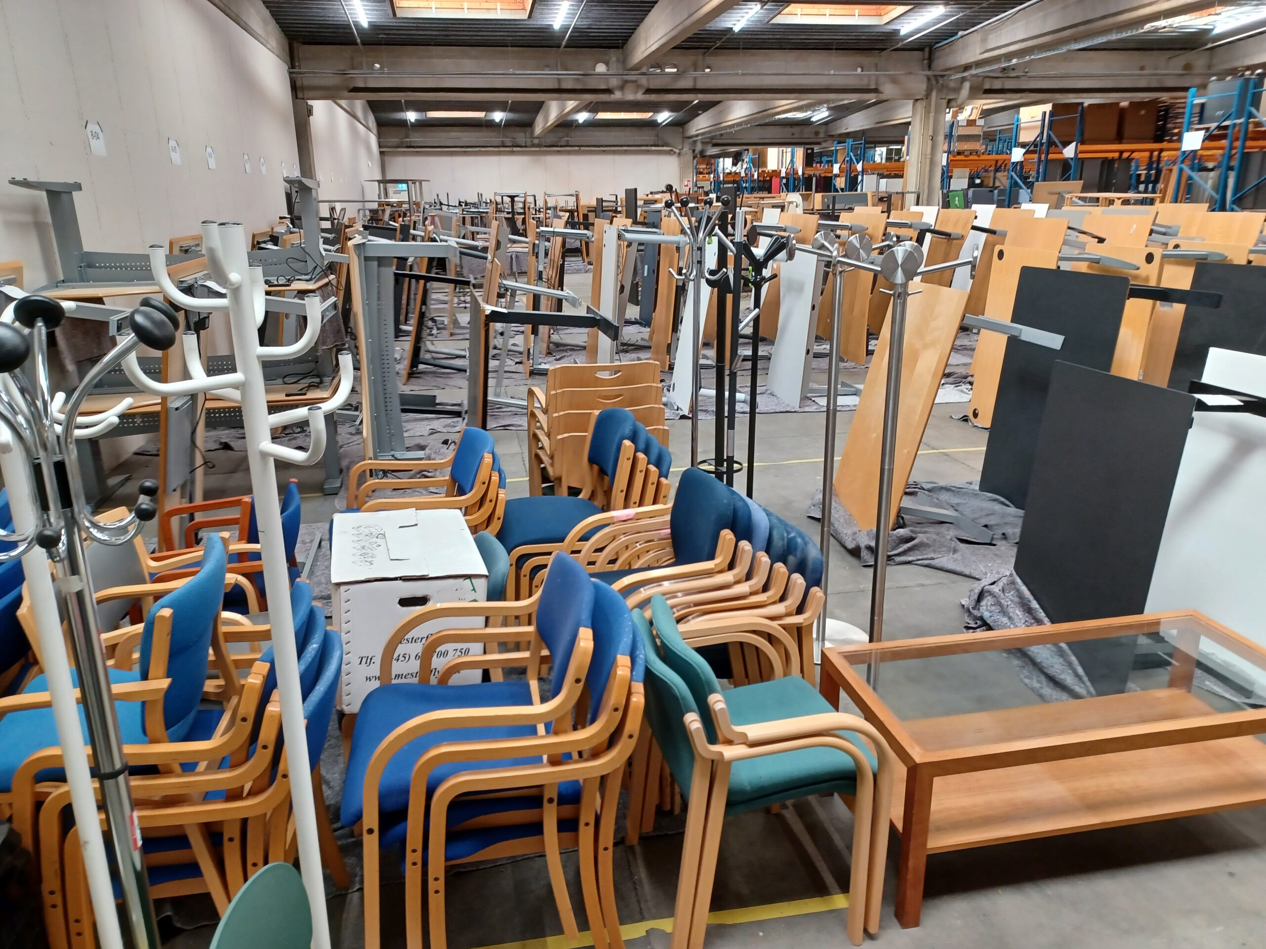 Genbrugslager for inventar og møbler